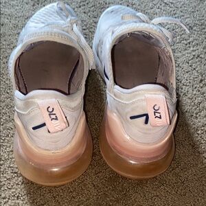 Nike Air Max 270 Light Pink and White Shoes